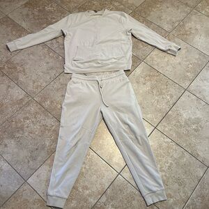 Mono B Cream Sweatshirt & Hoodie Set